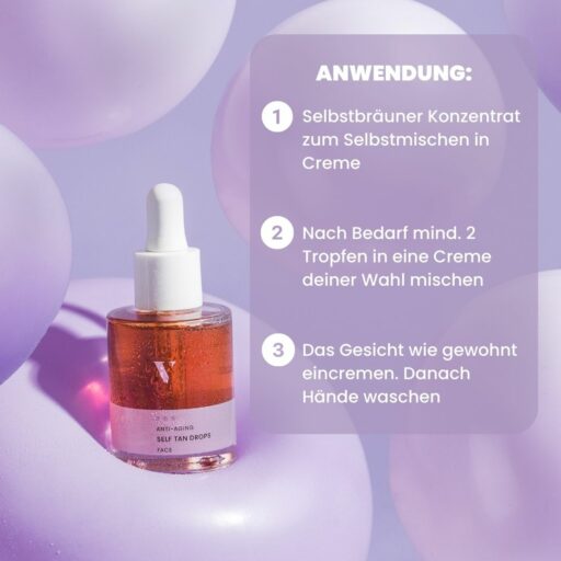 Anti Aging Self Tan Drops - Face – Bild 3